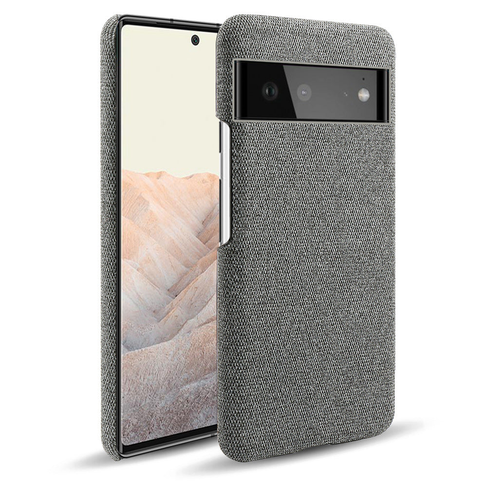 Mobile Phone Protective Leather Cover Cloth Pattern Mobile Phone
