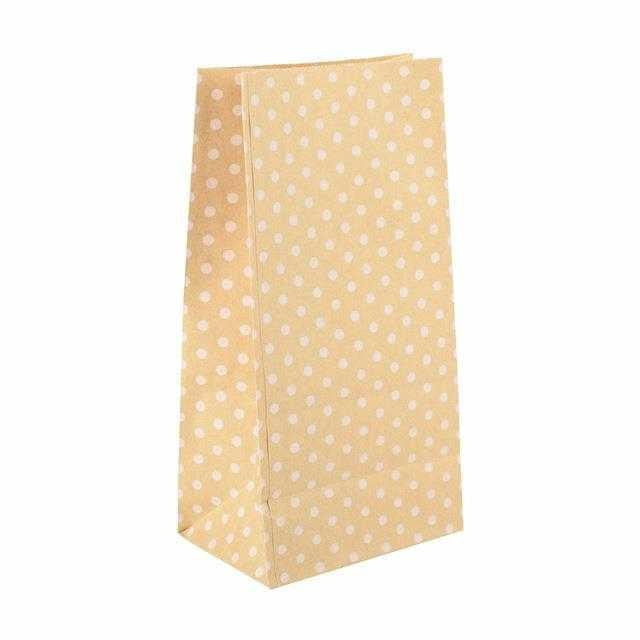 Mini Paper Bag Stand Up Colorful Polka Dot Bags