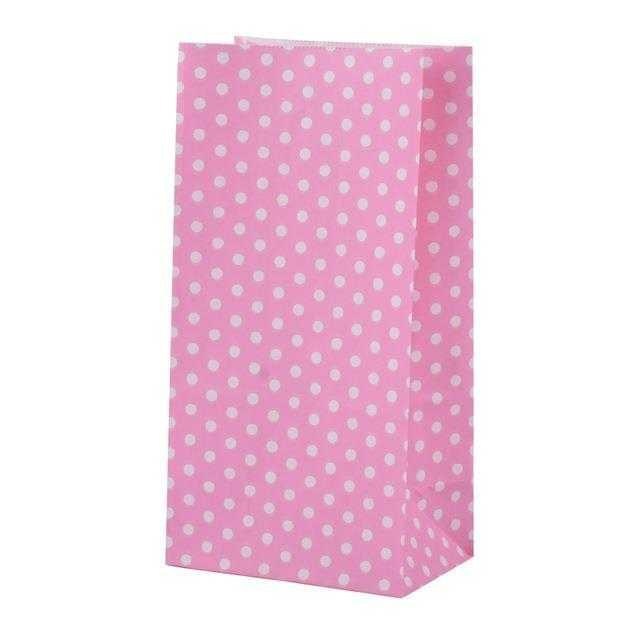 Mini Paper Bag Stand Up Colorful Polka Dot Bags