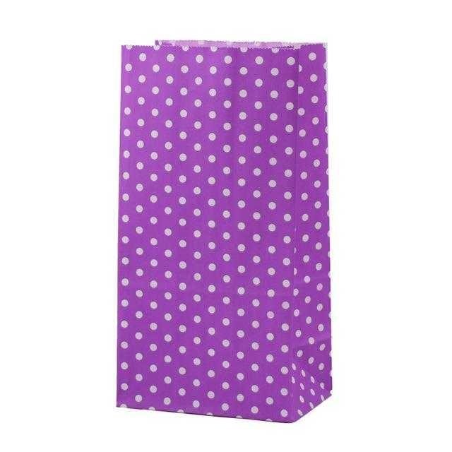Mini Paper Bag Stand Up Colorful Polka Dot Bags