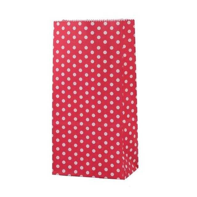 Mini Paper Bag Stand Up Colorful Polka Dot Bags