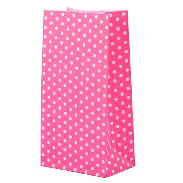 Mini Paper Bag Stand Up Colorful Polka Dot Bags