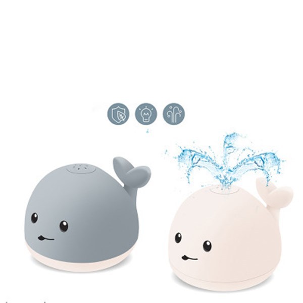Cute whale water spray toy for toddlers