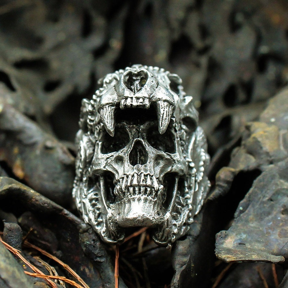European And American Skull Retro Devil Skull