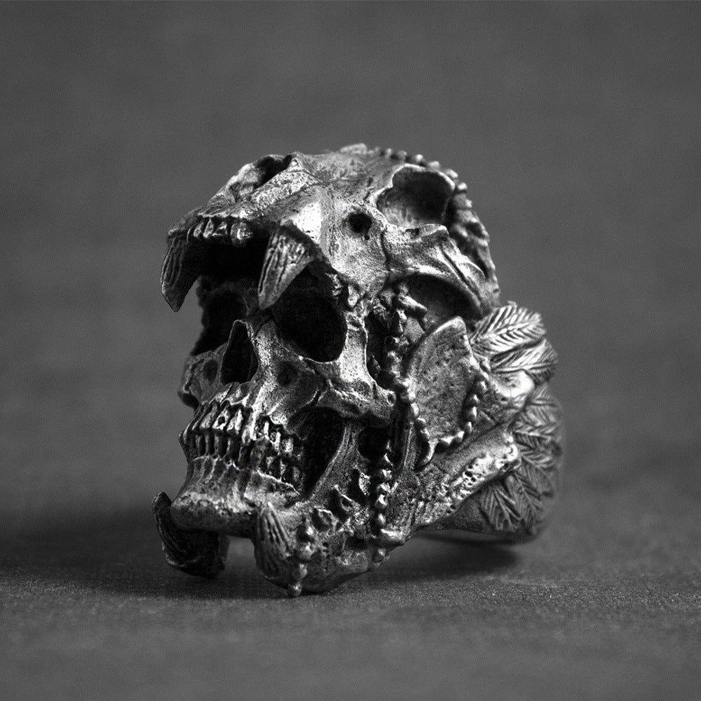 European And American Skull Retro Devil Skull