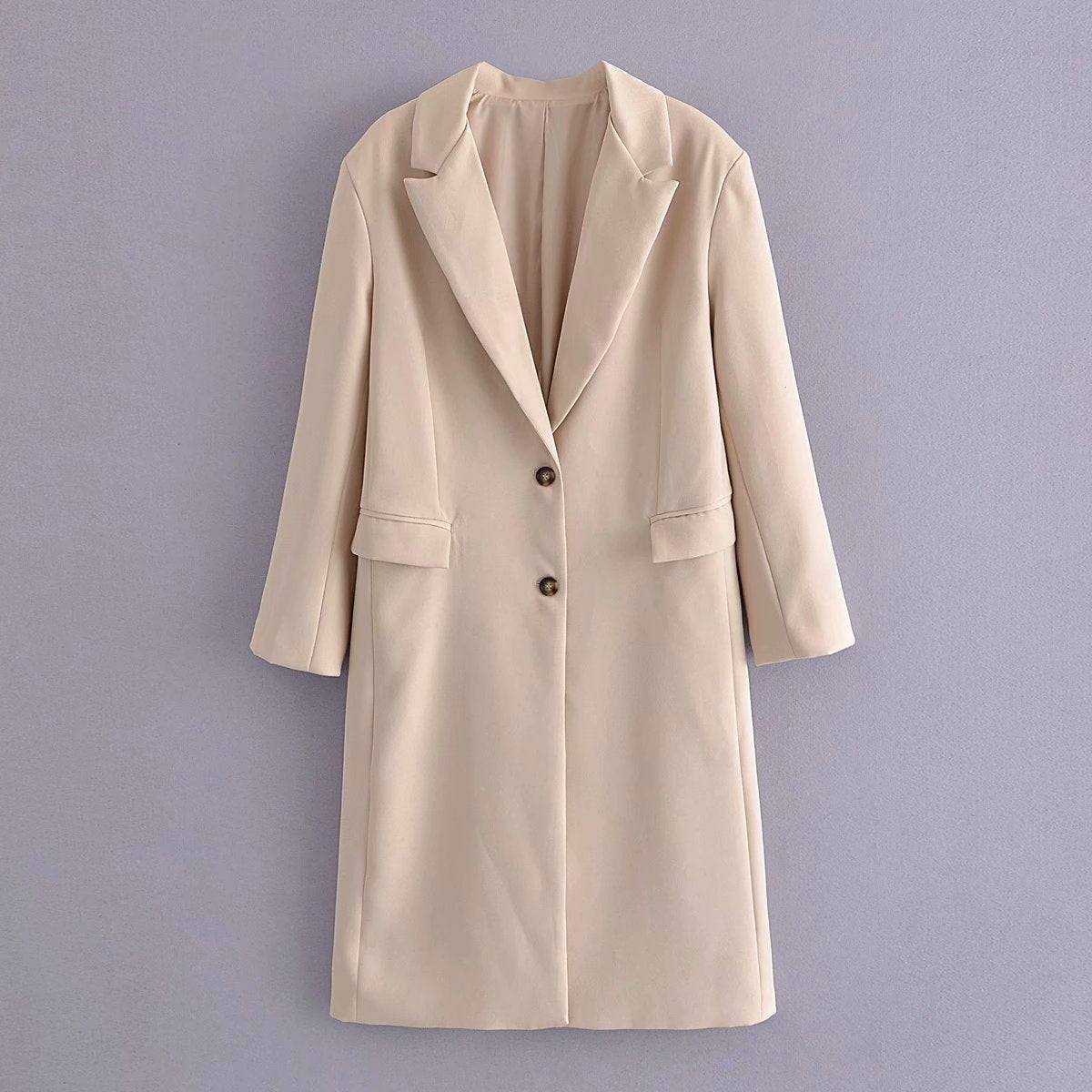 Summer Linen Unisex Coat Mid-length Suit Jacket