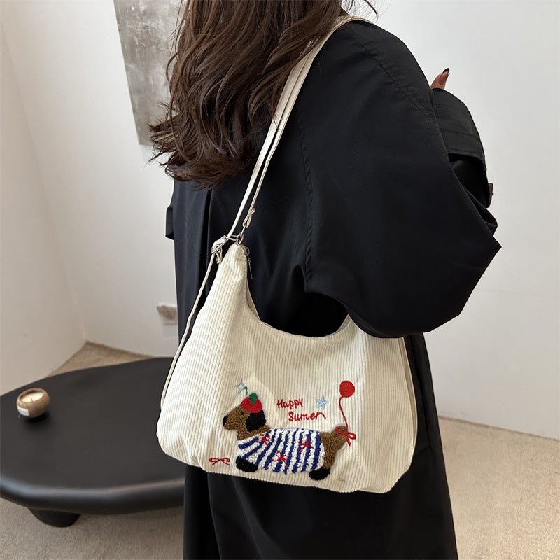 Retro Large Capacity Women's Tote Bag Fashion Casual Fashion Shoulder Handbag