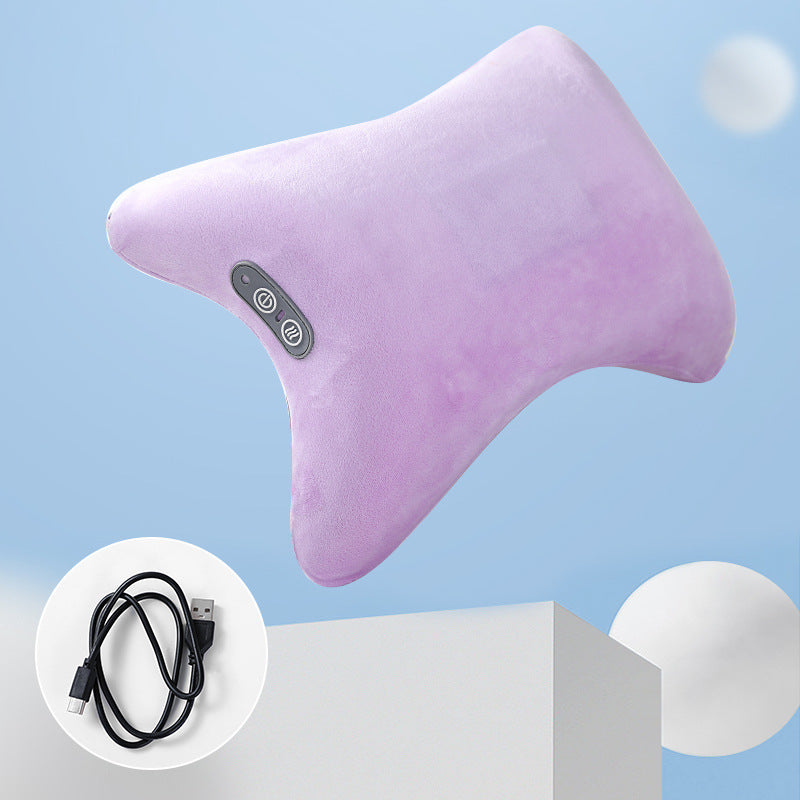 Office Nap Vibrating Massage Hot Compress Pillow