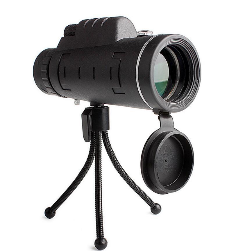 Waterproof monocular telescope for outdoor use