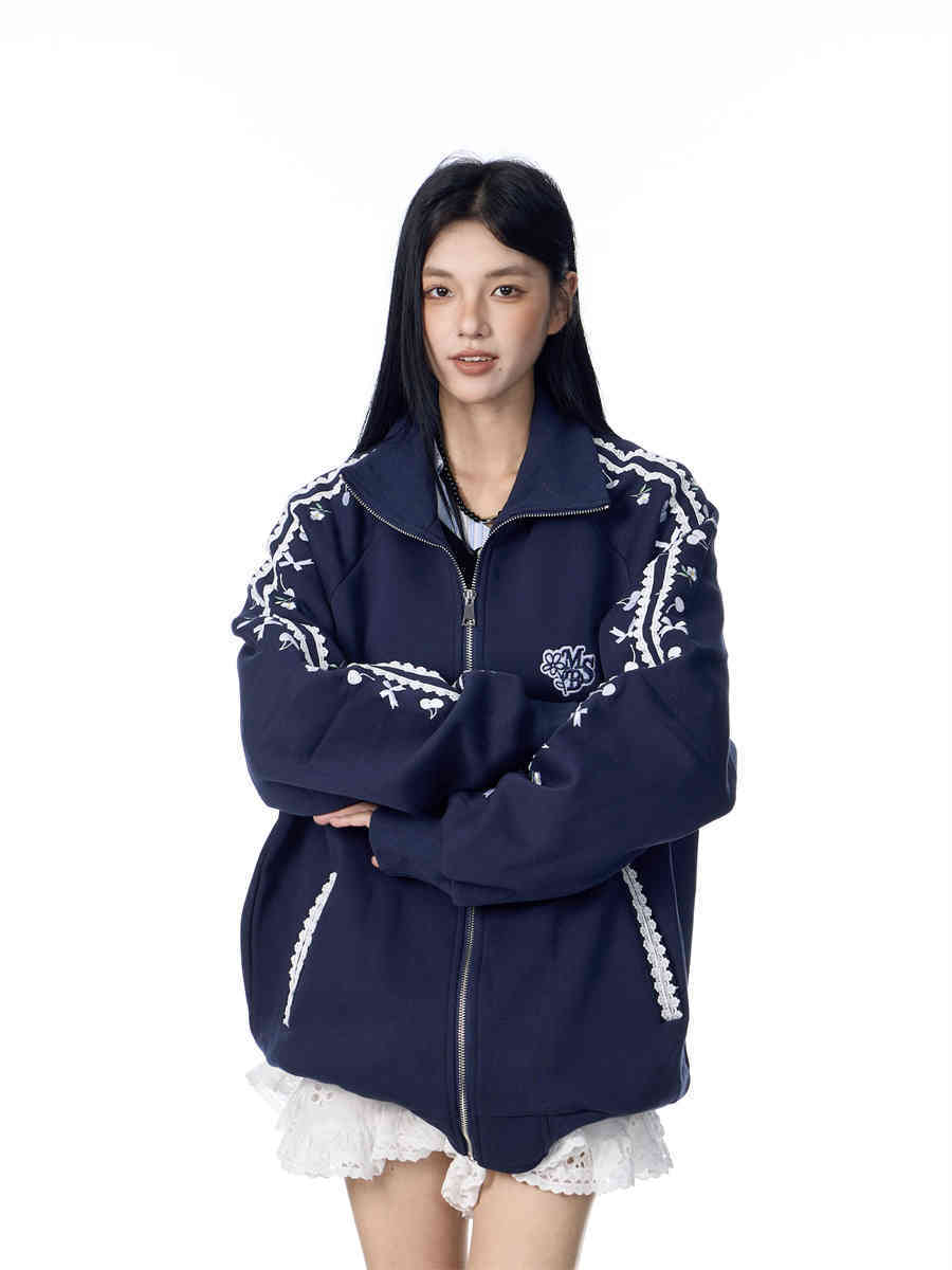American Retro College Sports Style Brushed Hoody