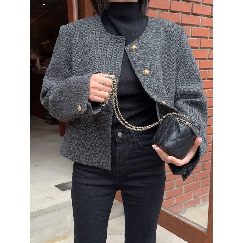 Wool Women's Short Coat Autumn And Winter