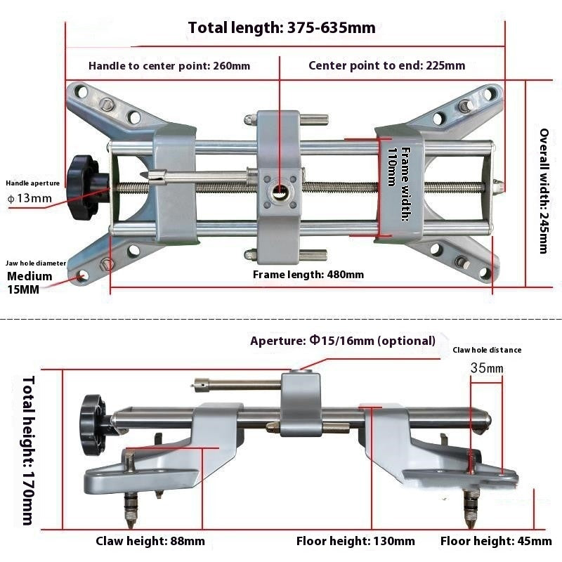 Four-wheel Positioning Fixture Locator Accessories