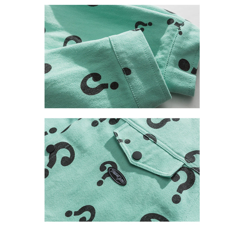 Individual Print Lapel Unisex Casual Jacket For Men And Women