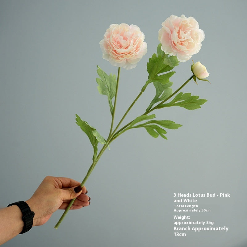 Artificial Flower Dew Lotus Decoration Home Decoration