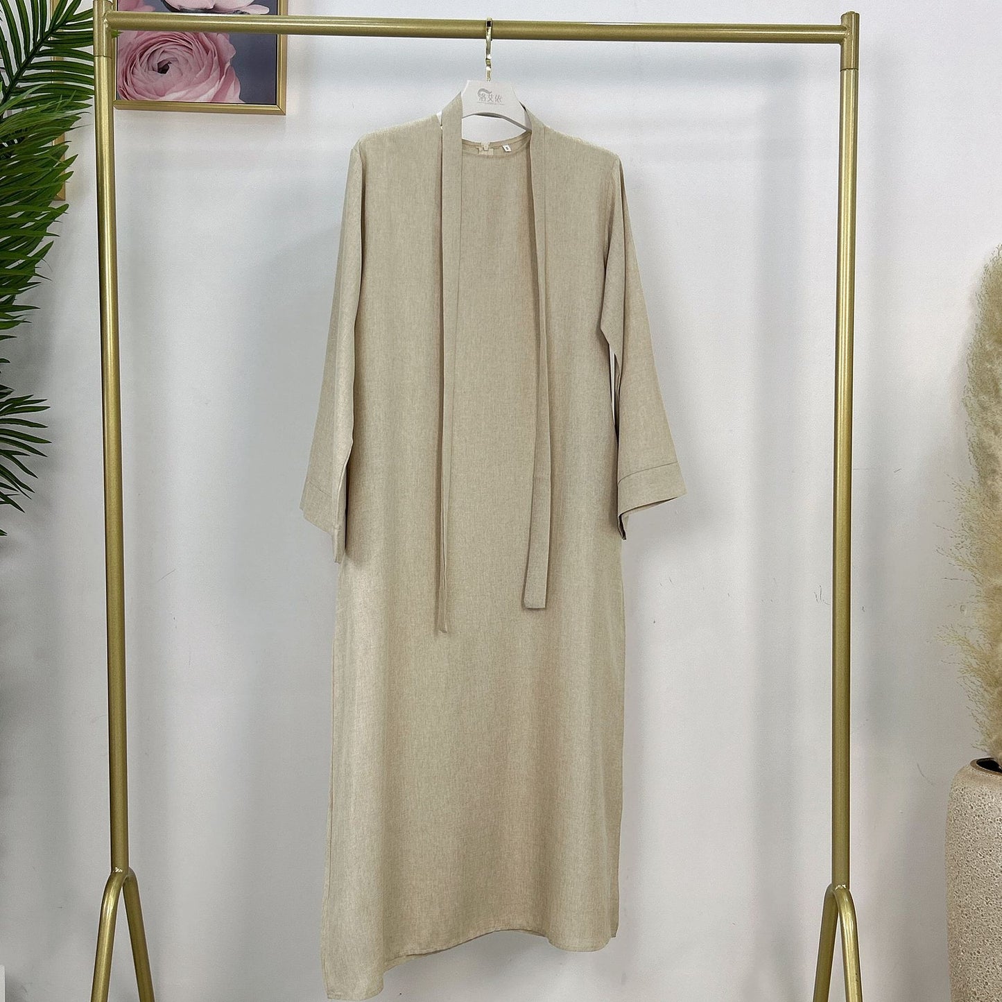 Women's Dubai Casual Solid Color Dress