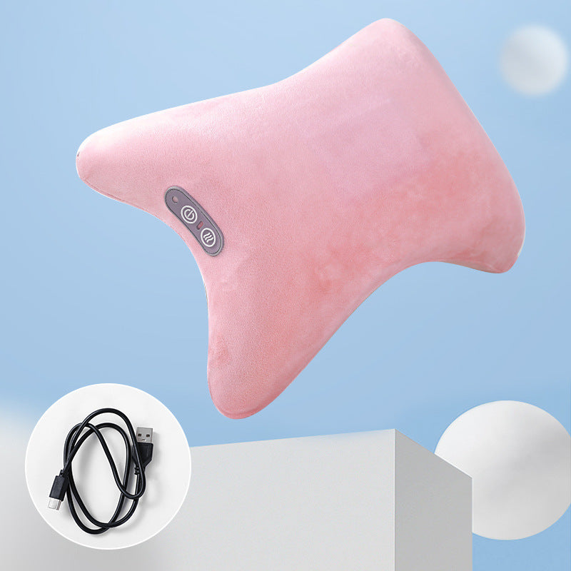 Office Nap Vibrating Massage Hot Compress Pillow