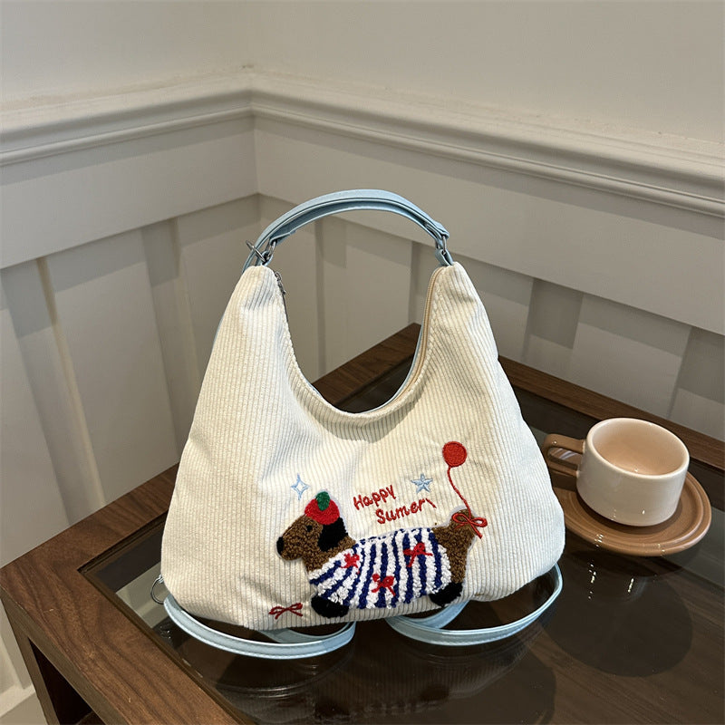 Retro Large Capacity Women's Tote Bag Fashion Casual Fashion Shoulder Handbag