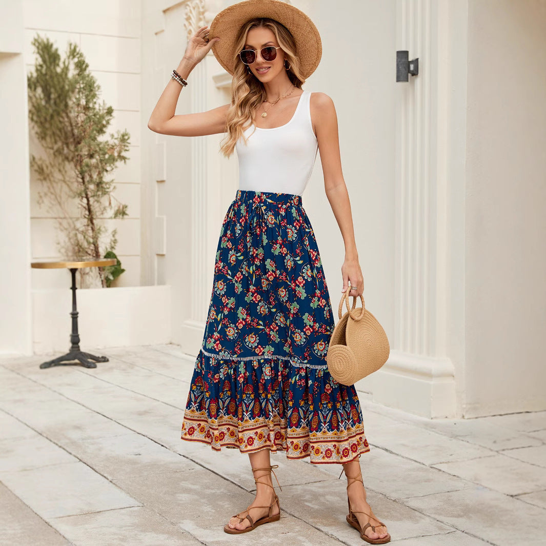 Women's Bohemian Holiday Skirt