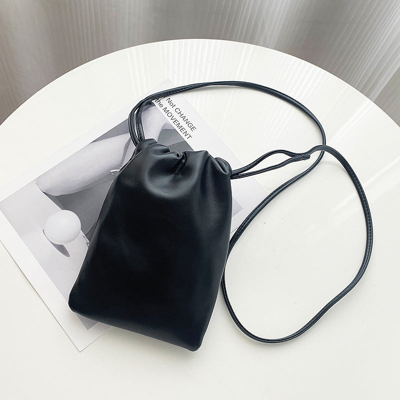 New Fashion Simple Small Chinese Character Fu Bag Shoulder Crossbody Bag