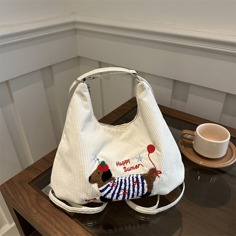 Retro Large Capacity Women's Tote Bag Fashion Casual Fashion Shoulder Handbag