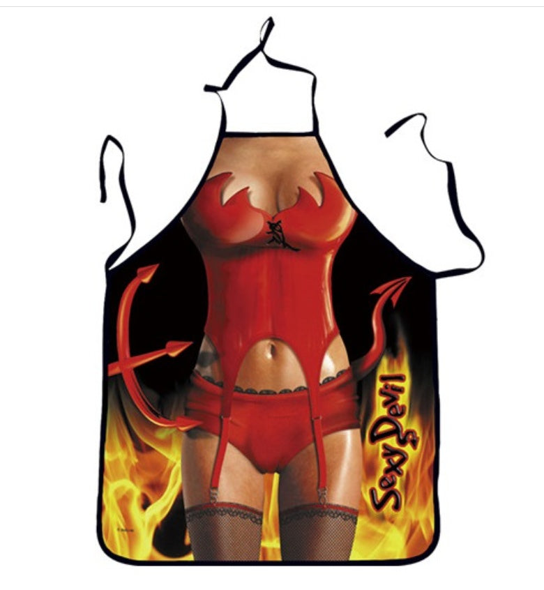 Christmas Girl Print Apron Christmas Apron Christmas Tree