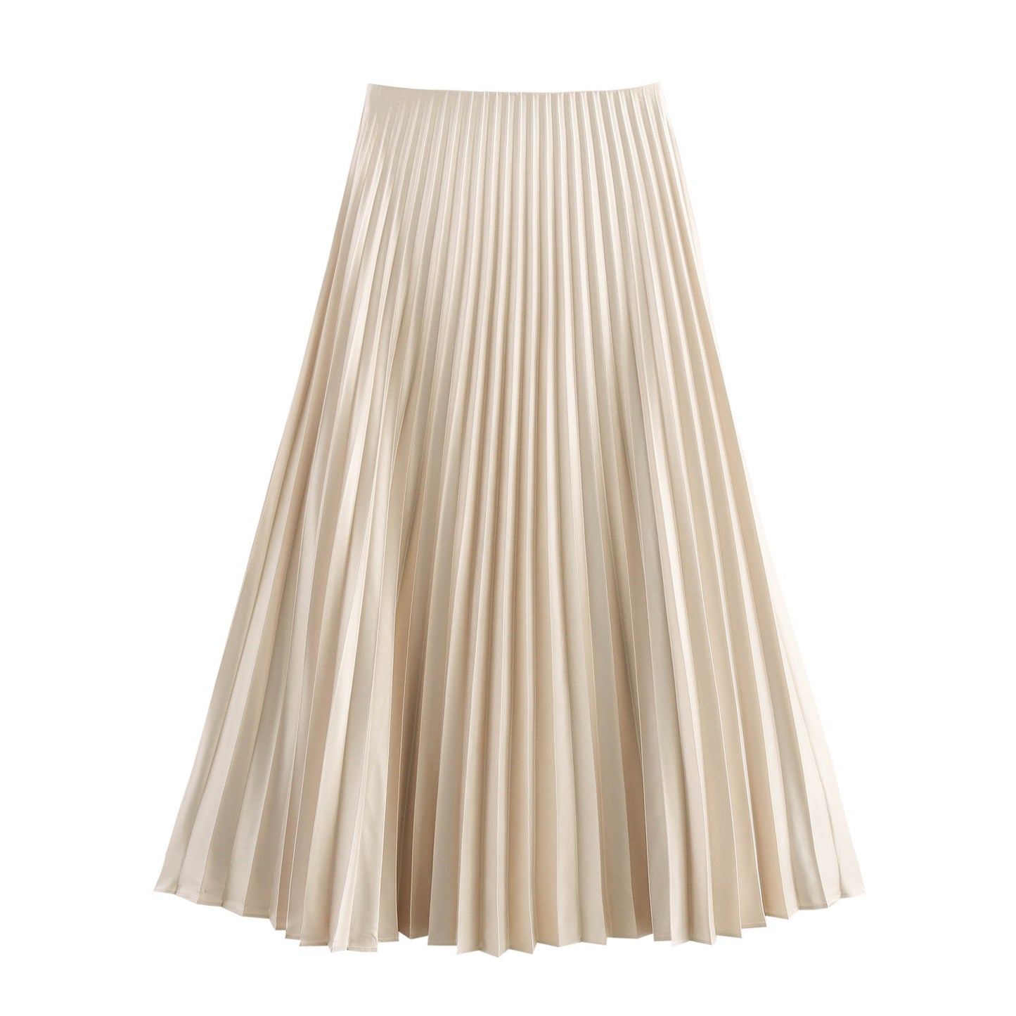 Pleated Skirt Mid-length Women's Drape