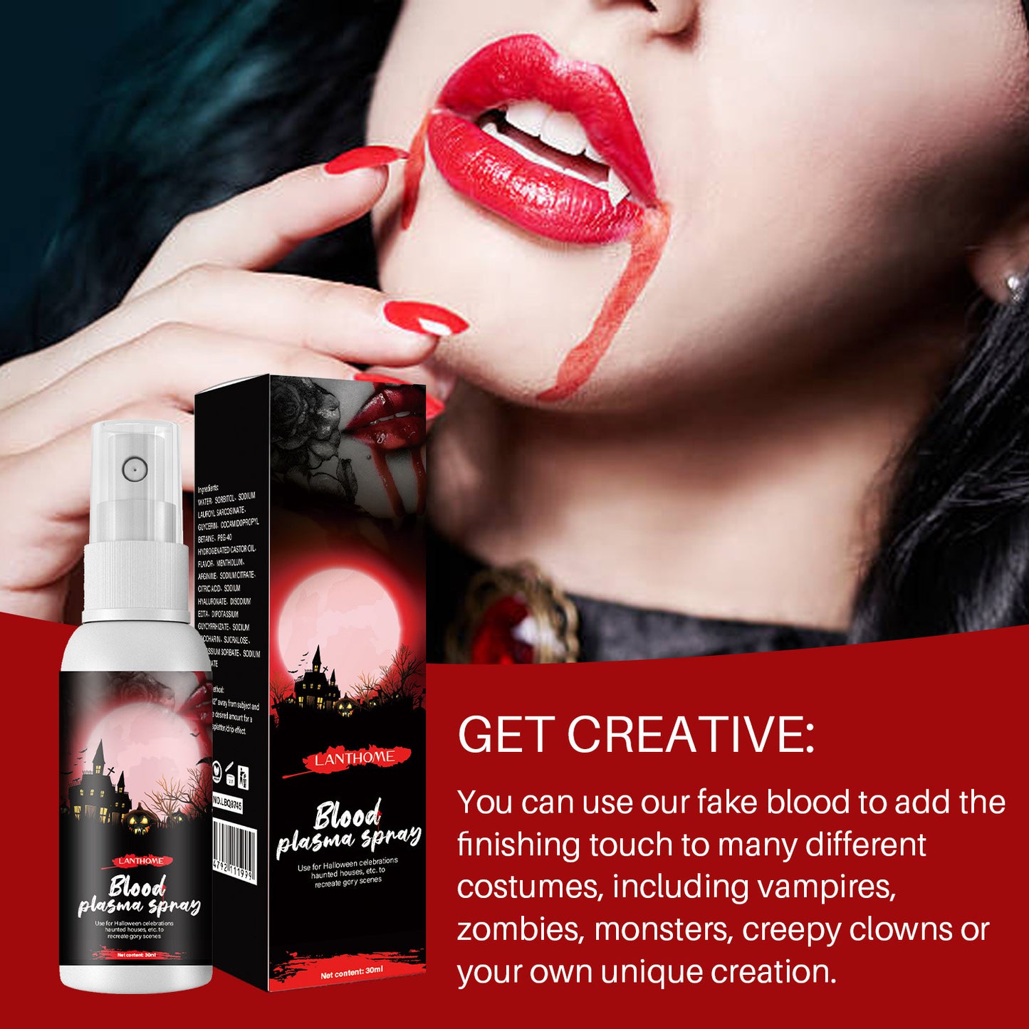 Halloween Plasma Spray Emulational Decoration