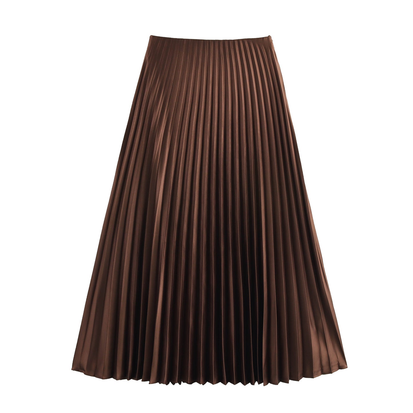 Pleated Skirt Mid-length Women's Drape
