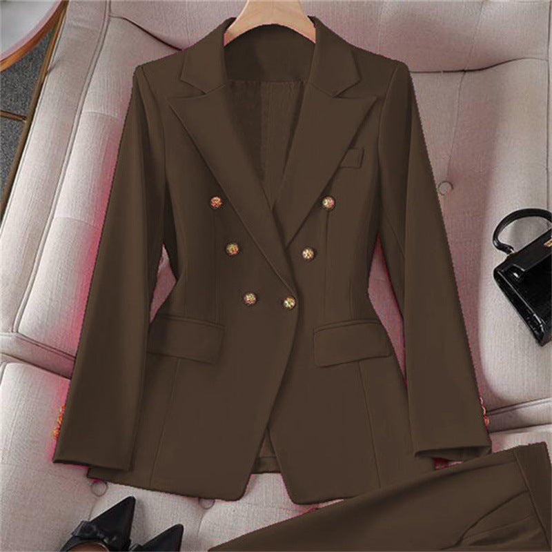 Retro Coat Slim Fit Casual Suit Top