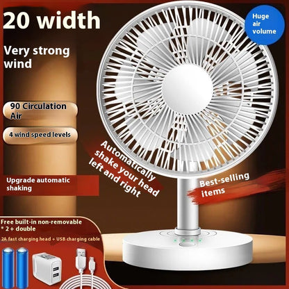 Silent Wind USB Office And Dormitory Mini Clip Fan Desktop Floor