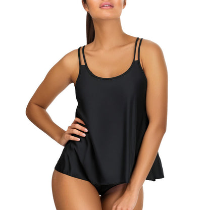 Split Swimsuit Unlined Top New Female Halter Bikini