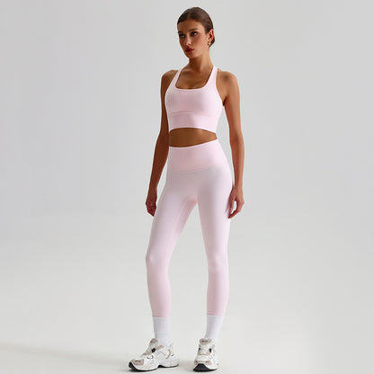 Yoga Clothes Suit Naked Women Feeling Beautiful Back