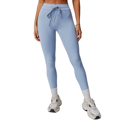 Cloud Sense High Waist Yoga Pants Belly Contracting Hip Raise Fitness Pants