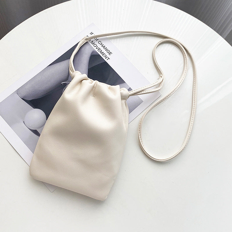 New Fashion Simple Small Chinese Character Fu Bag Shoulder Crossbody Bag