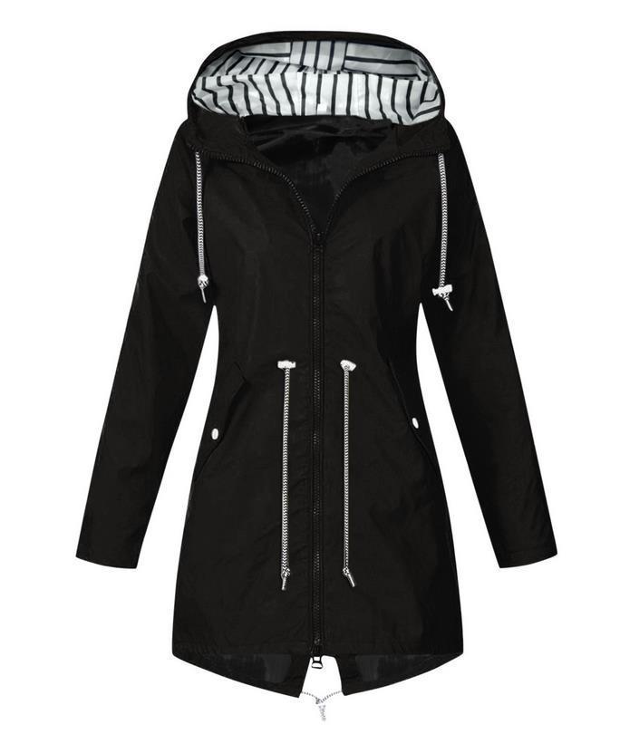 Autumn And Winter Women's Zipper Jacket Three-in-one Outdoor Hooded Mountaineering Jacket