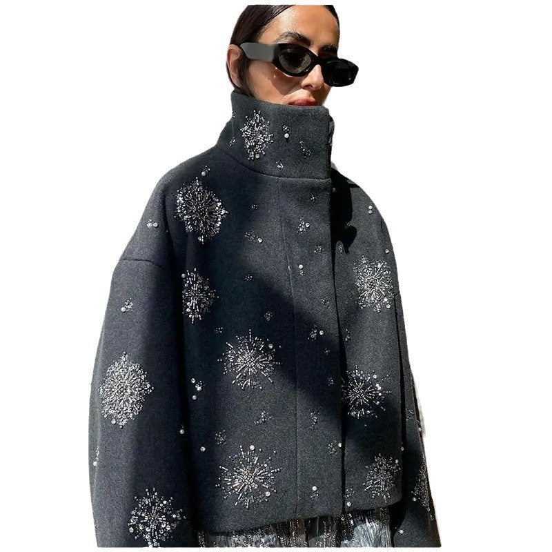 Autumn And Winter Women's Jacket Personality Street Loose