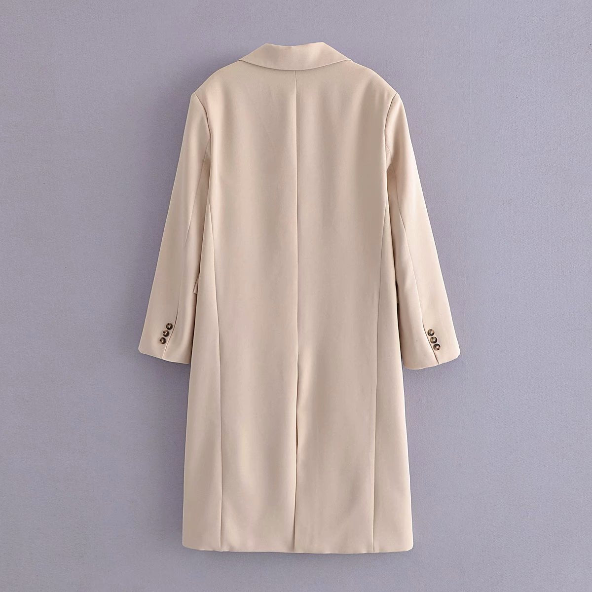 Summer Linen Unisex Coat Mid-length Suit Jacket