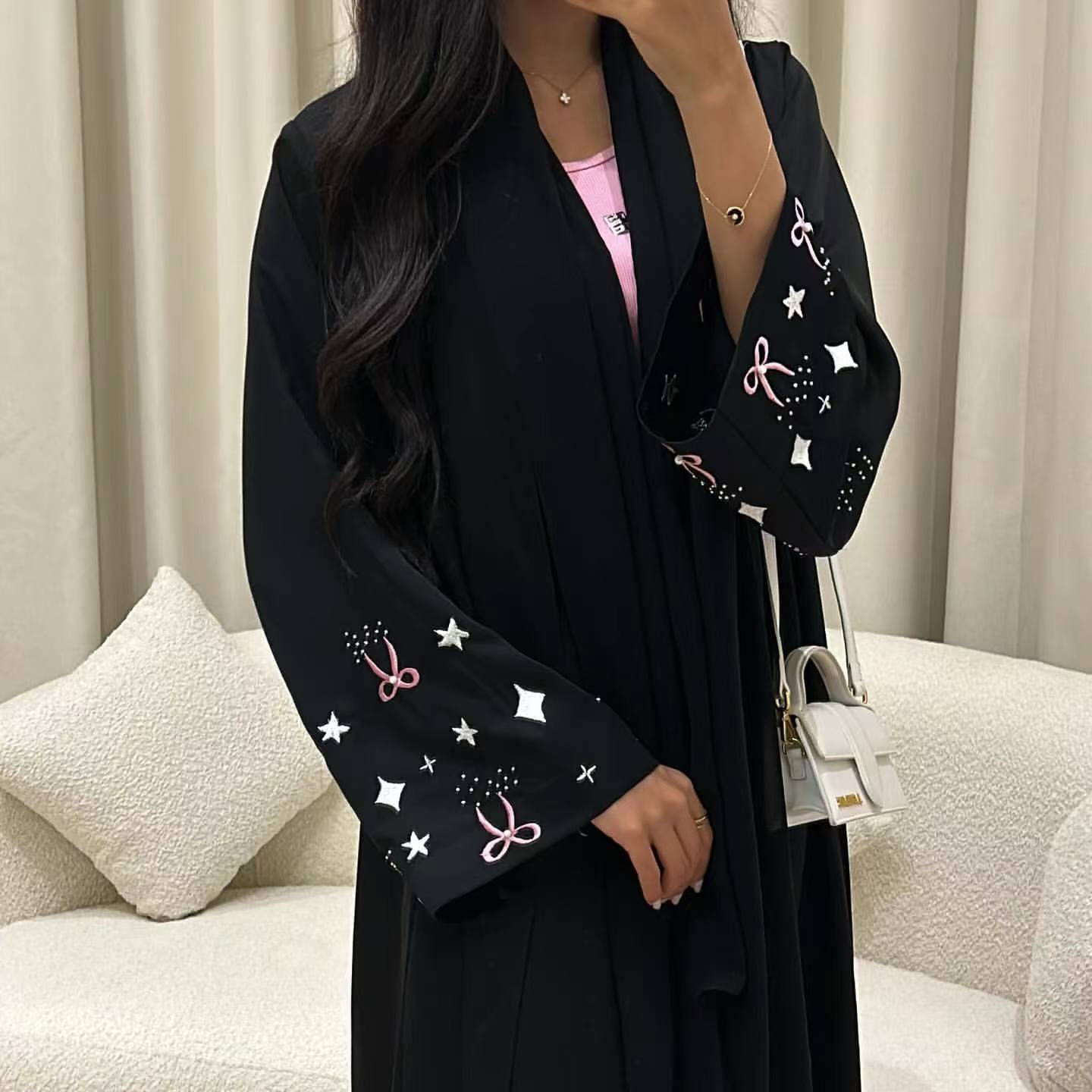 Dubai Party Exquisite Embroidery Dress