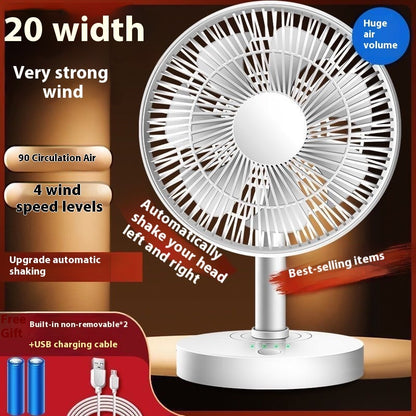 Silent Wind USB Office And Dormitory Mini Clip Fan Desktop Floor