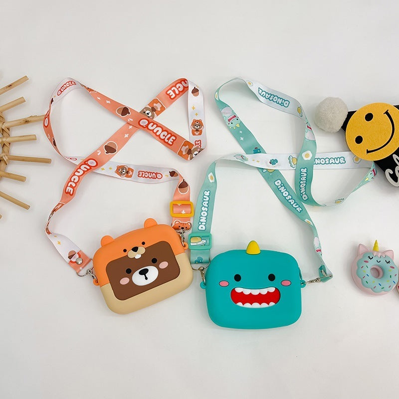 Children's Mini Cute Trendy Crossbody Silicone Bag