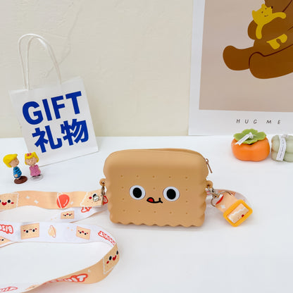 Children's Mini Cute Trendy Crossbody Silicone Bag