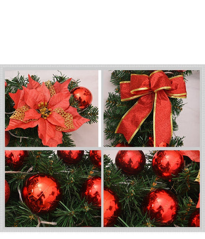 Encrypted Ornaments With Lights Christmas Decorations