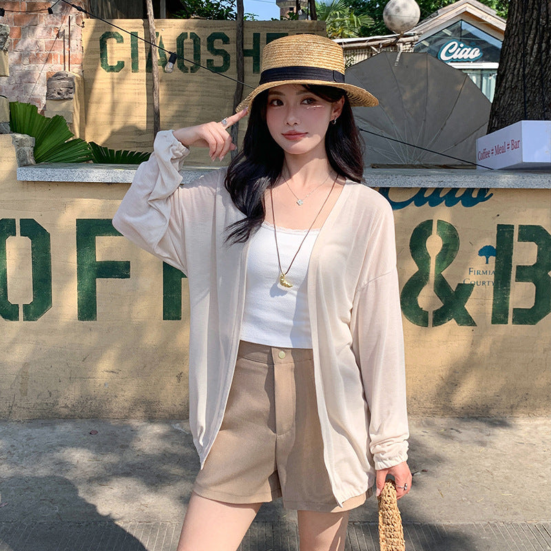 Women's Long-sleeved Sweater Sun Protection