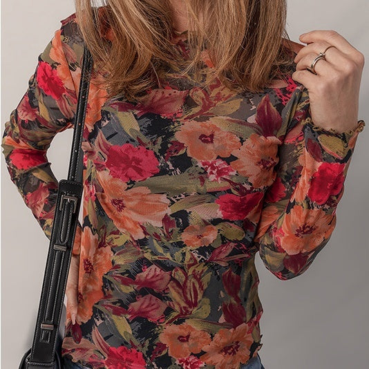 Pullover Round Neck Long Sleeves Bottoming Shirt Women's Casual All-matching