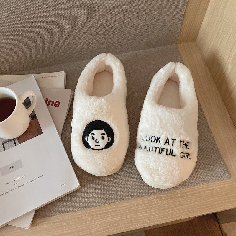 Home cotton slippers