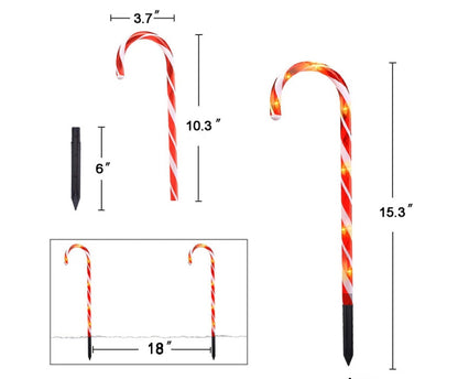 Candy Christmas tree decoration lights