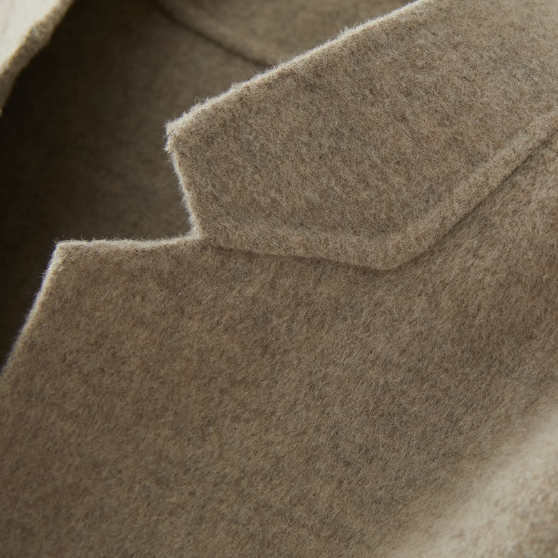 Small Stand Collar Loose Plus Size Small Woolen Easy Matching Coat