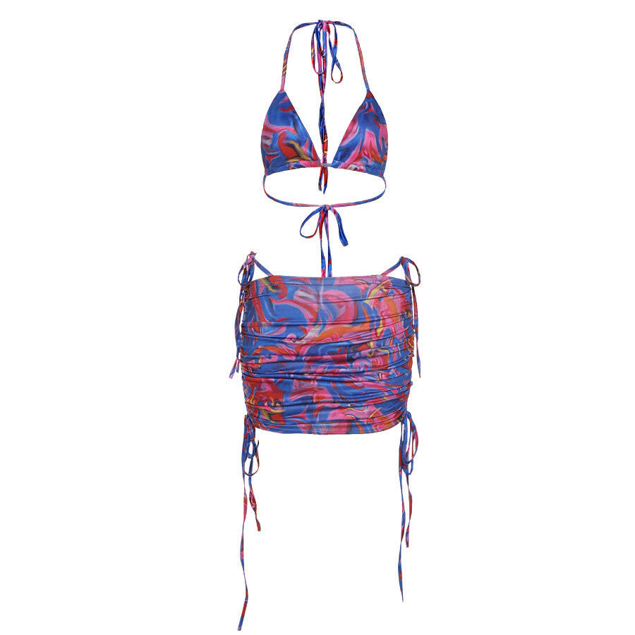 Summer New Women'S Sexy Inner Wear Vest Fashion Bag Hip Short Skirt Two-Piece Suit Women