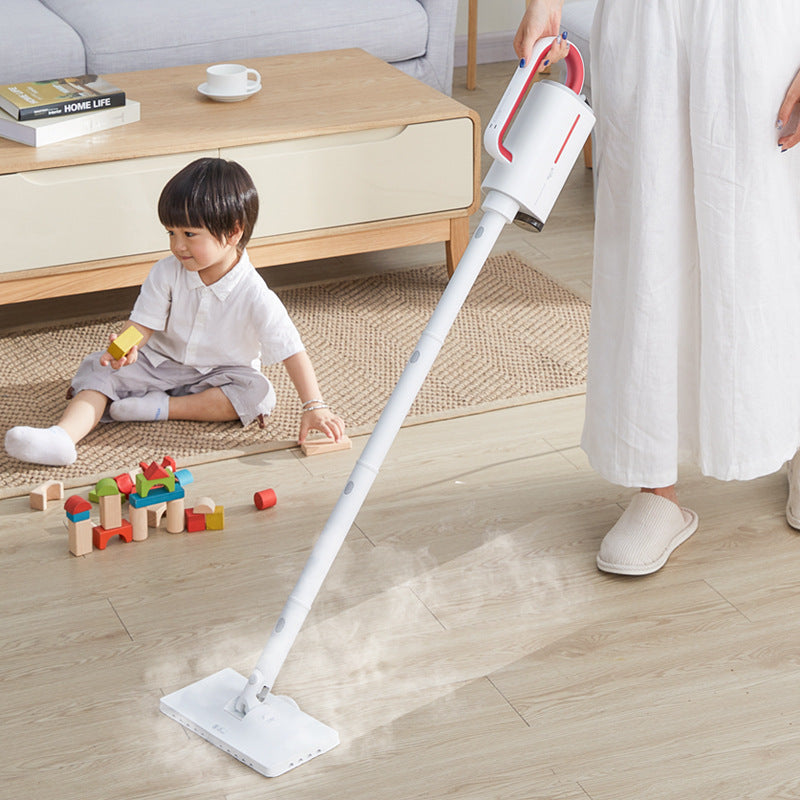 International Version Deerma DEM-ZQ610 Multi function Steam Cleaner with 5 Brush Heads 1600W Lightweight Steam Glass Scraper
