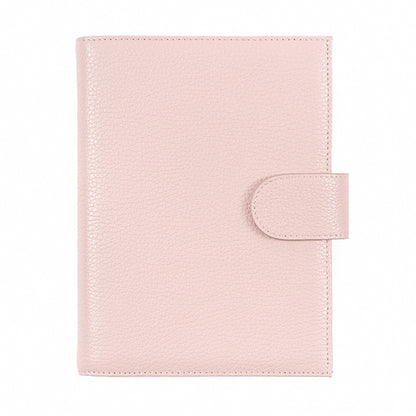 Leather Notebook Lychee Pattern Head Layer Cowhide A6 Loose-Leaf Diary